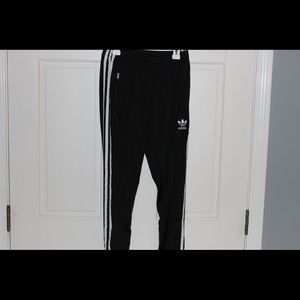 Adidas black track pants